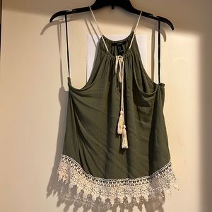 GREAT CONDITION Green Flowy Top